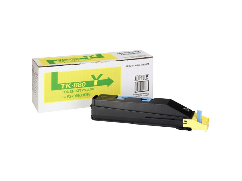 Toner Laser KYOCERA Jaune TK-880Y