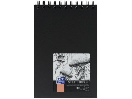 Oxford Cahier de croquis reliure intégrale, A4, 50 feuilles