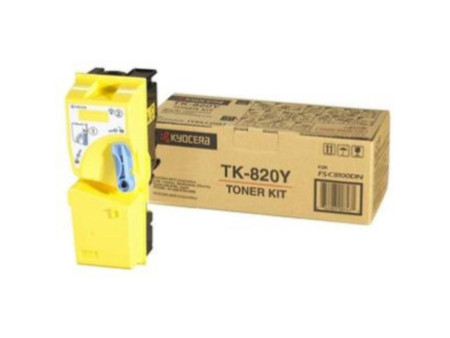 Toner Laser KYOCERA Jaune TK-820Y