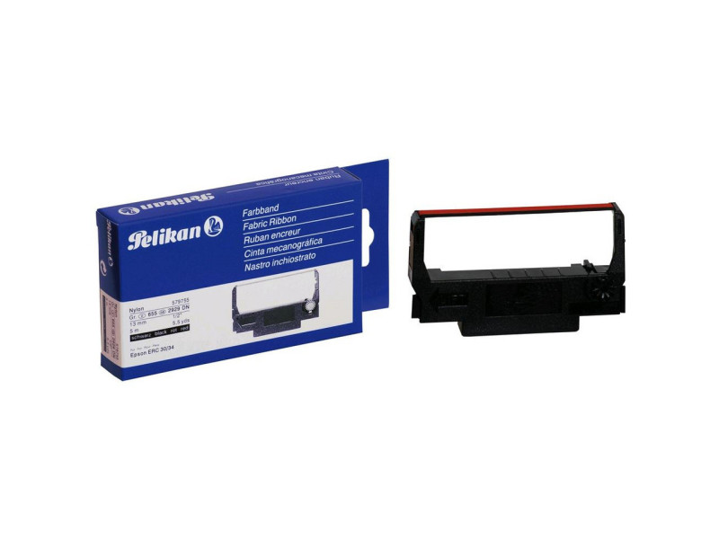 Ruban nylon PELIKAN Noir / Rouge 579755