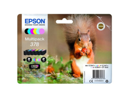 Multipack 6 Cartouches Epson 378 - BK/C/M/Y/LC/LM