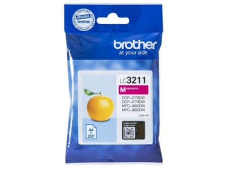Cartouche Jet d'encre BROTHER Magenta LC3211M