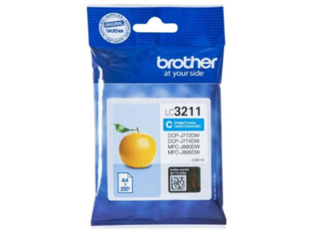 Cartouche Jet d'encre BROTHER Cyan LC3211C