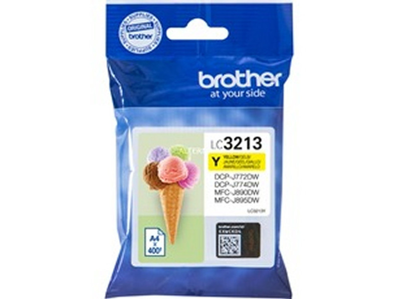 Cartouche Jet d'encre BROTHER Jaune LC3213Y