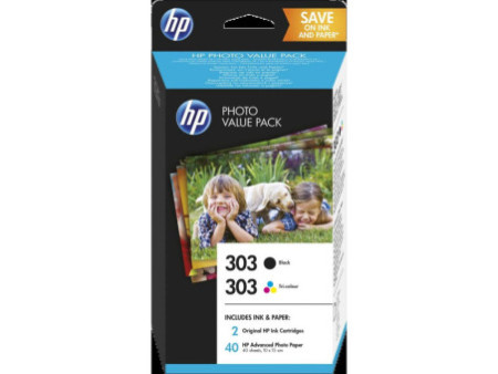 Pack de 2 Cartouches HP N°303 BK+COLOR