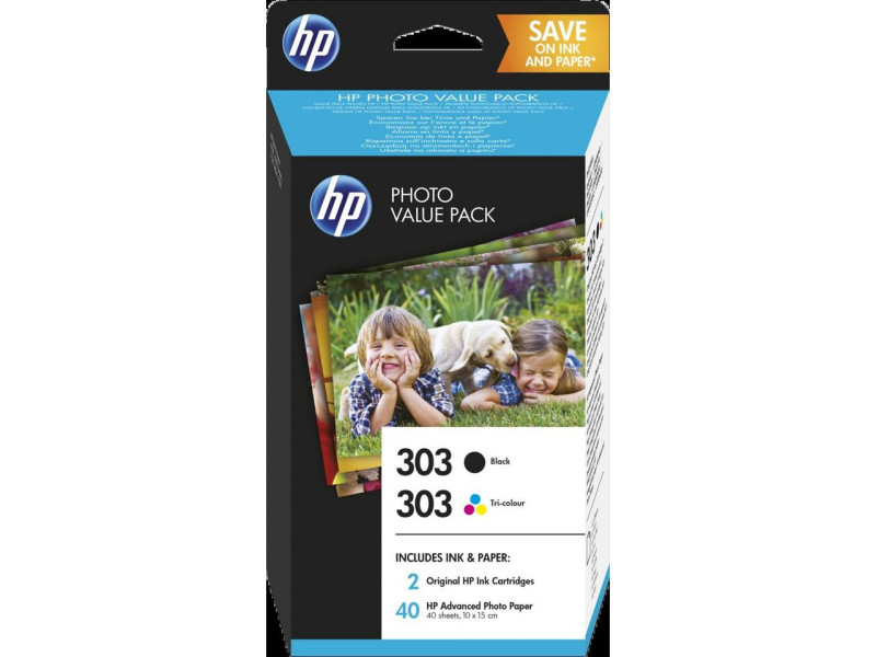 Pack de 2 Cartouches HP N°303 BK+COLOR