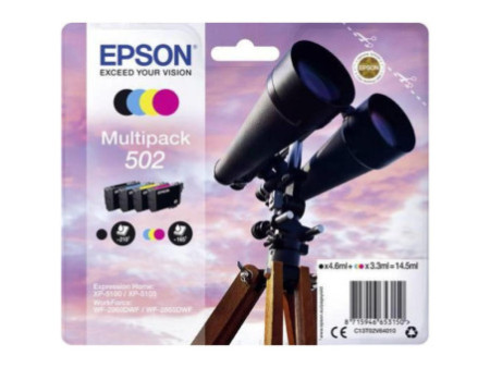 Multipack EPSON 502 (Noir+Cyan+Magenta+Jaune)