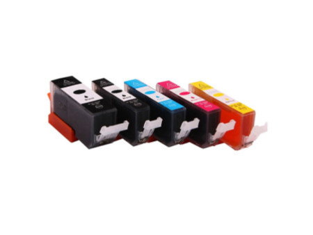 Lot de 5 Cartouches compatibles Canon PG-580XXL CLI-581XXL