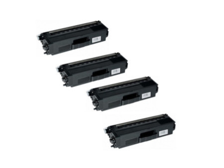 Lot de 4 toners compatibles Brother TN910 - K/C/M/Y