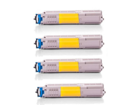 Lot de 4 toners compatibles OKI C532dn C542dn mc573dn - BK/C/M/Y