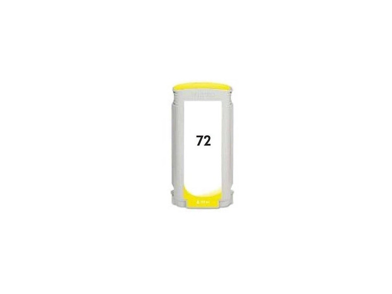 Cartouche compatible HP 72 - Jaune (130 ml)