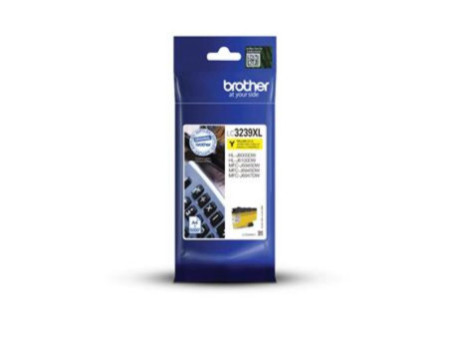 Cartouche Jet d'encre BROTHER Jaune LC3239XLY