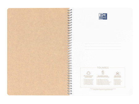 Oxford Cahier à spirales TOUAREG, A4, quadrillé, 50 pages