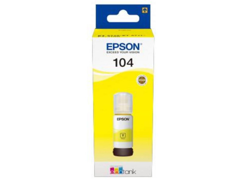 Cartouche Jet d'encre EPSON 104 Jaune C13T00P440