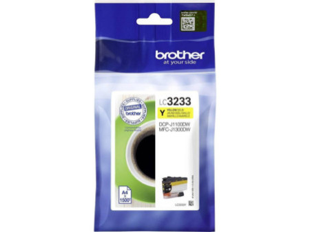 Cartouche Jet d'encre BROTHER Jaune LC3233Y