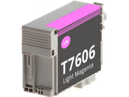 Cartouche compatible Epson T7606 magenta vif clair (25,9ml)