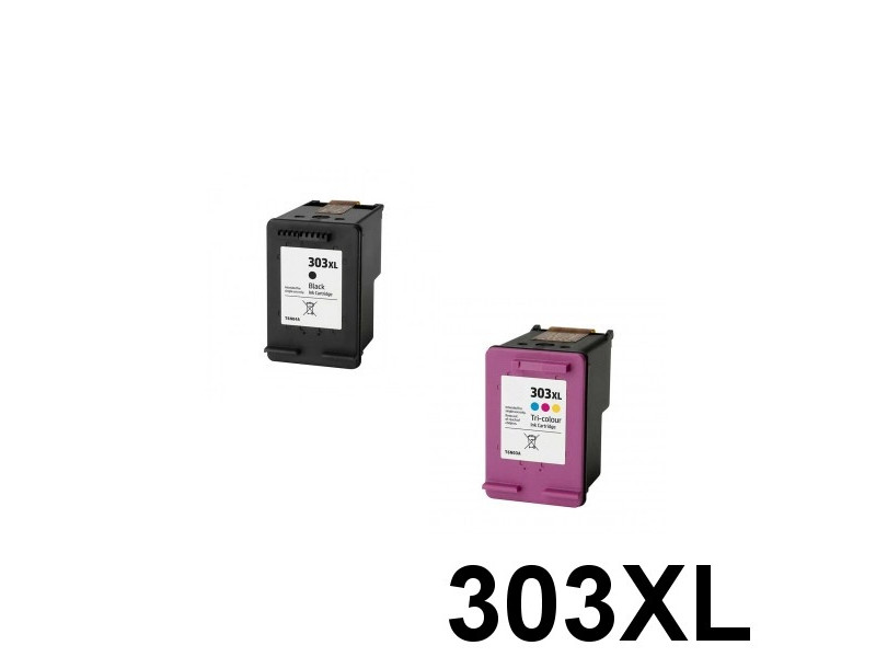 Multipack compatible HP 303XL (Noir + Couleur)