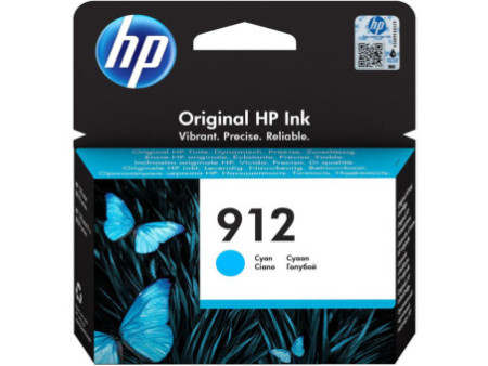 Cartouche Jet d'encre HP N°912 Cyan 3YL77AE-BGX