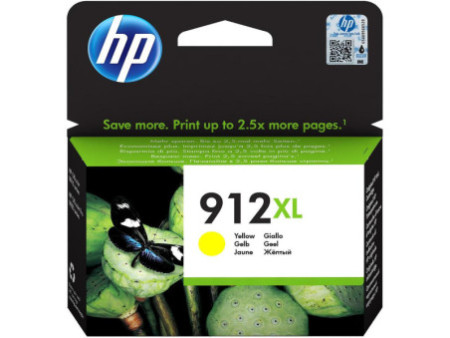 Cartouche Jet d'encre HP N°912XL Jaune 3YL83AE-BGX