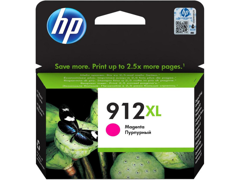 Cartouche Jet d'encre HP N°912XL Magenta 3YL82AE