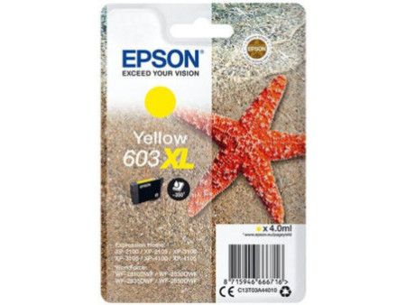 Cartouche Epson 603XL Y - 350 PAGES - Jaune