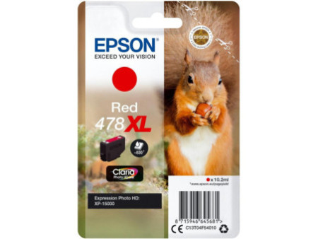 CART 478XL ROUGE ECUREUIL   SX ALARME 10,2ML C13T04F54020