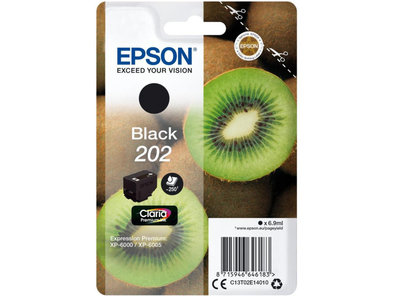Cartouche Jet d'encre EPSON Noir C13T02E14020