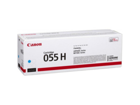 Toner Laser CANON N°055H Cyan 3019C002