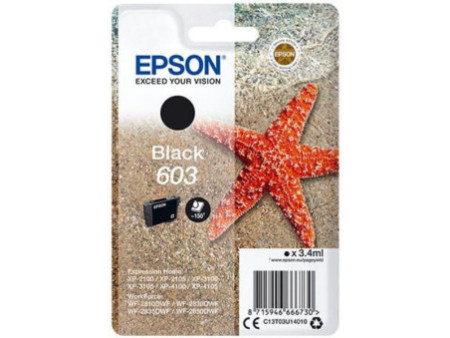 Cartouche Epson 603 BK - 150 PAGES - Noir