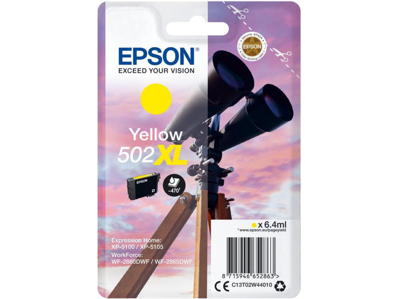 Cartouche EPSON 502XL Jaune