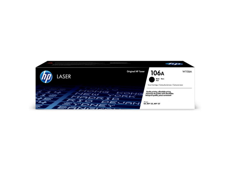 Toner Laser HP Noir W1106A