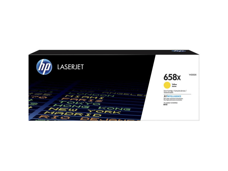 Toner Laser HP 658X Jaune W2002X
