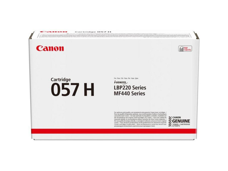 Toner Laser CANON 057H Noir 3010C002