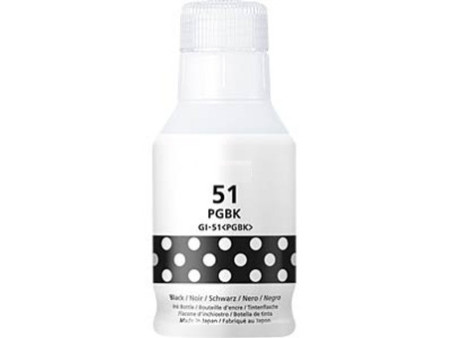 Bouteille d'encre compatible CANON GI51PGBK Noir 4529C001