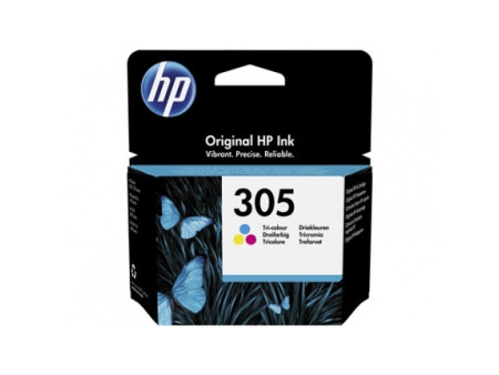 Cartouche Jet d'encre HP 305 (1 Cyan + 1 Magenta + 1 Jaune) 3YM60AE