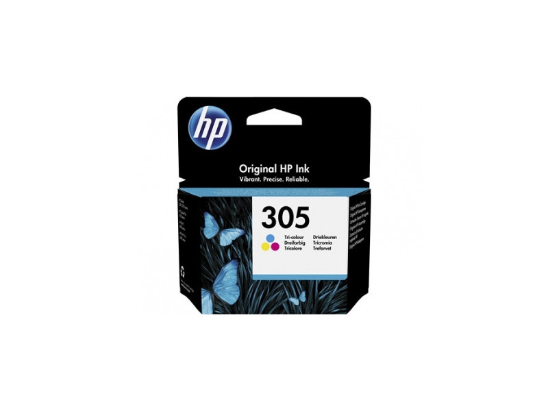 Cartouche Jet d'encre HP 305 (1 Cyan + 1 Magenta + 1 Jaune) 3YM60AE-UUS
