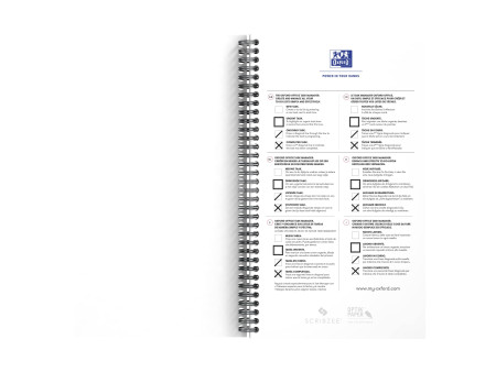 Oxford Office Essentials TaskManager, 141 x 246 mm, bleu