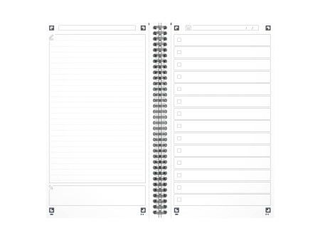 Oxford Office Essentials TaskManager, 141 x 246 mm, bleu