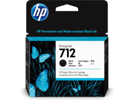 Cartouche Jet d'encre HP N°712XL Noir 3ED71A