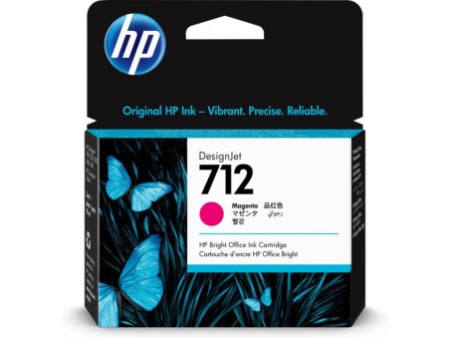 Cartouche Jet d'encre HP 712 Magenta 3ED68A
