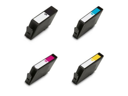 Lot de 4 cartouches compatibles HP 912XL BK/C/M/Y