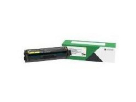 Toner compatible LEXMARK C332HY0 - Jaune - 2.500 pages