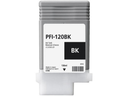 Cartouche compatible CANON PFI-120BK - NOIR - 130ml