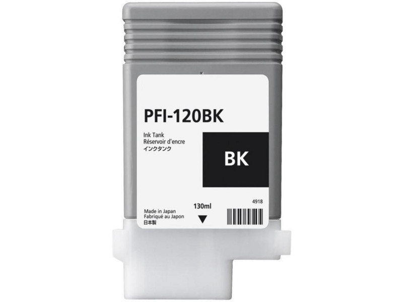 Cartouche compatible CANON PFI-120BK - NOIR - 130ml