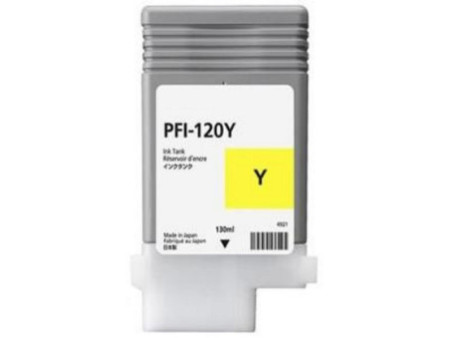 Cartouche compatible Canon PFI-120Y - JAUNE - 130ml