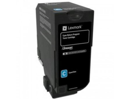 Toner compatible Lexmark 74C2SC0 - cyan - 7.000 pages