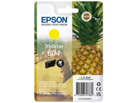 Cartouche Jet d'encre EPSON n° 604 Jaune C13T10G44010