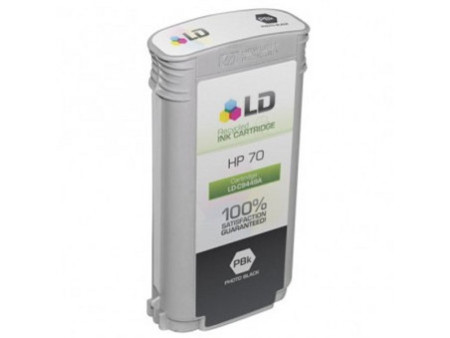 Cartouche compatible HP 70  - Noir mate (130ml)
