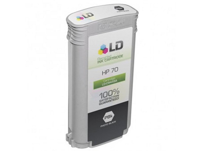 Cartouche compatible HP 70  - Noir mate (130ml)