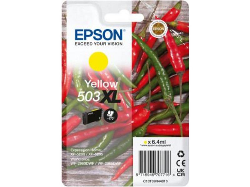 Cartouche Jet d'encre EPSON 503XL Jaune C13T09R44020